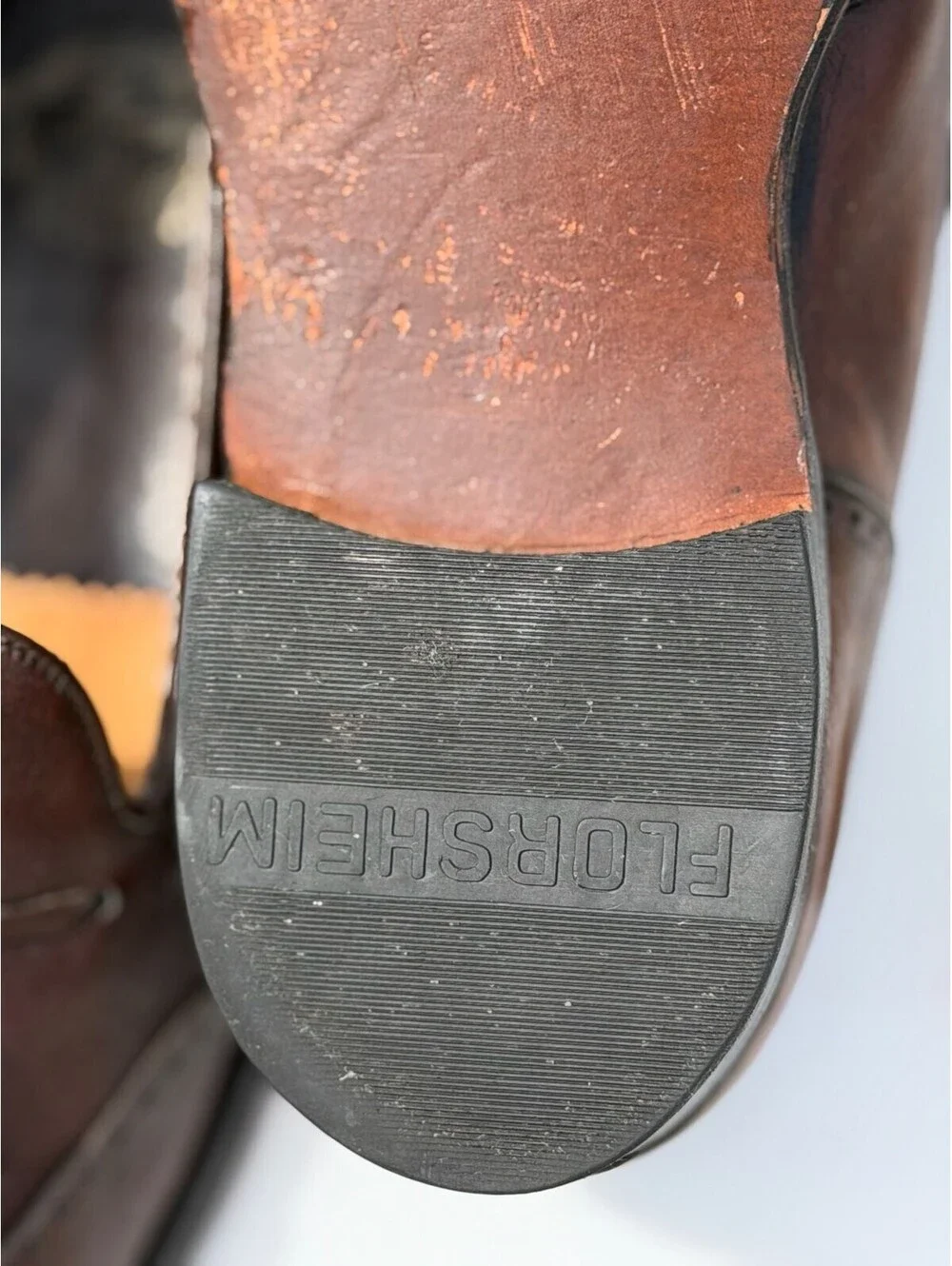 Florsheim Vintage Brown Leather Tassel Wingtip Loafers Size 10.5 D